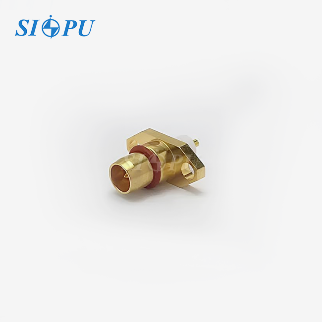 BMA Male 2-Hole Flange Mount Microstrip Connector